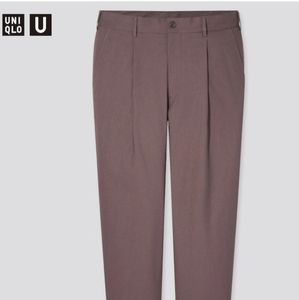 EUC Uniqlo U Relaxed Fit Taper Pants, Brown